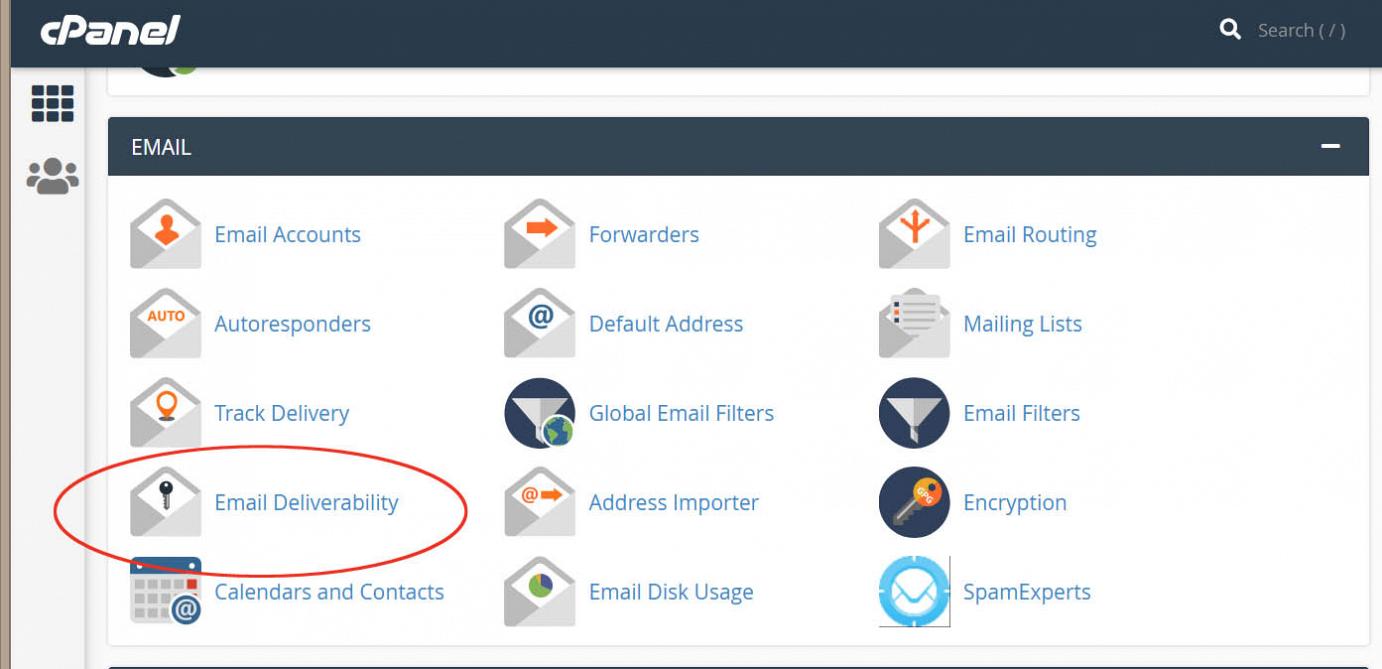 CPanel demail deliverability